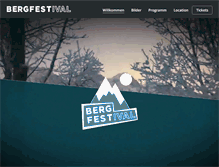 Tablet Screenshot of berg-festival.com